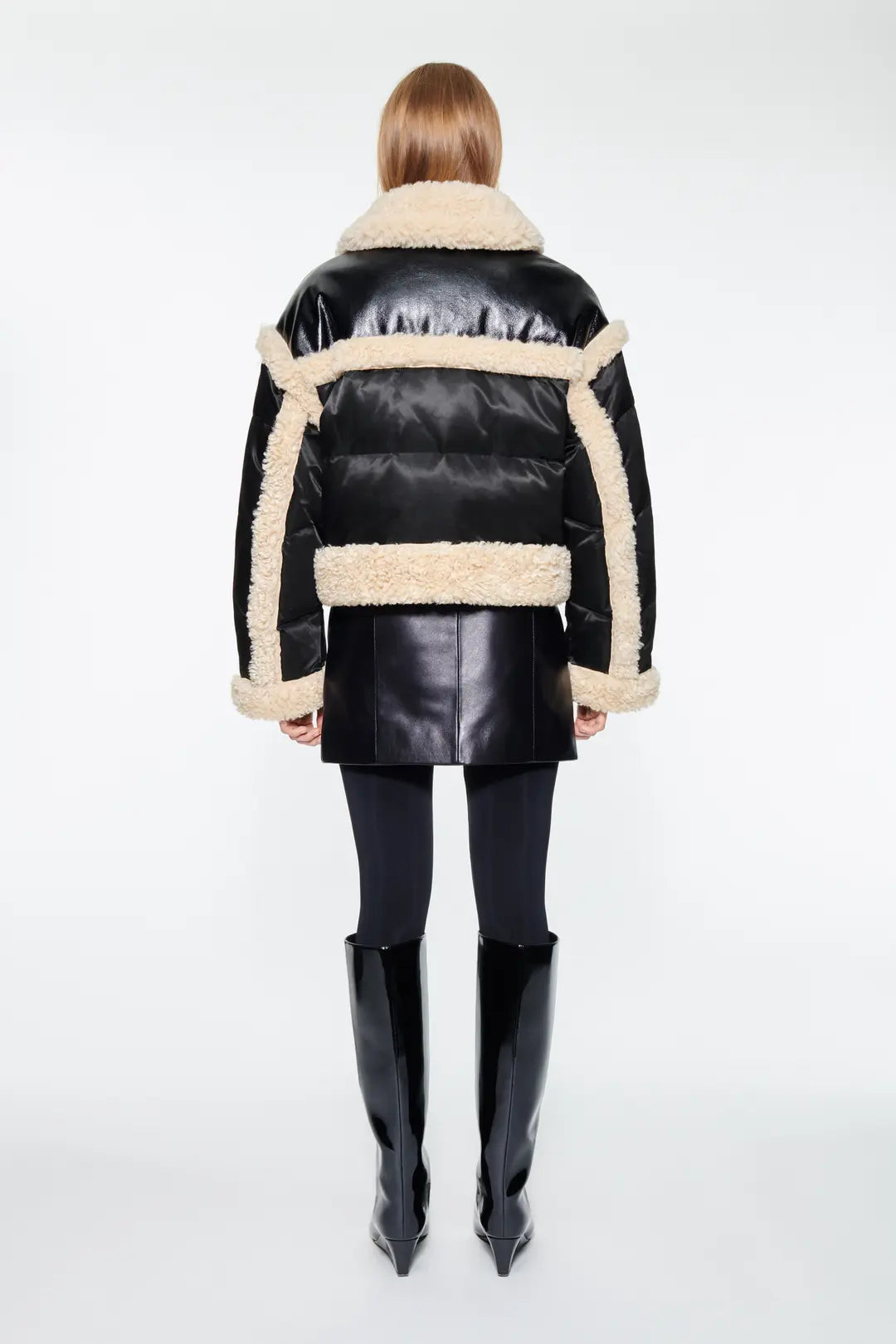 Mary Jacket - Svart/Naturvit
