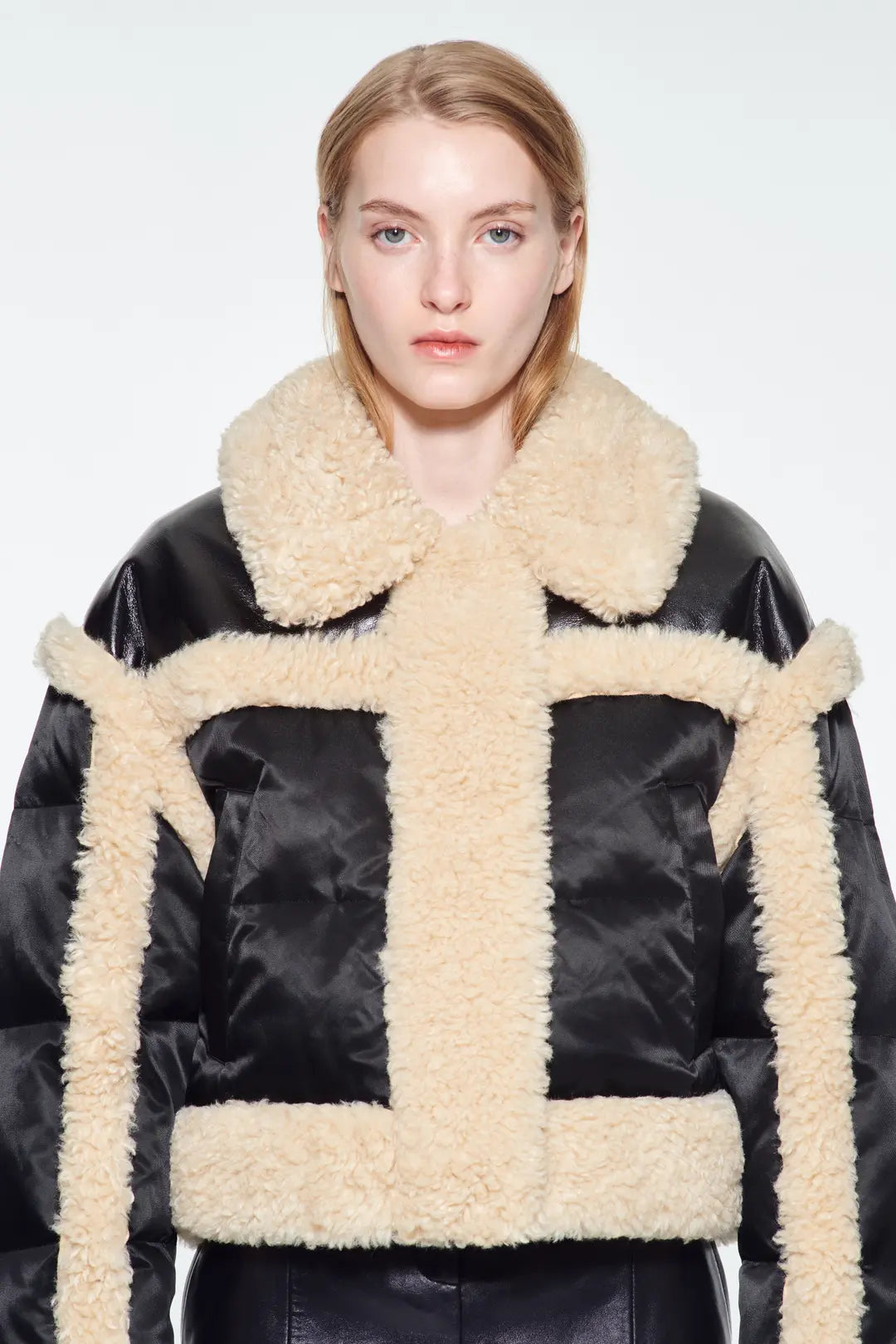 Mary Jacket - Svart/Naturvit