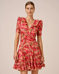 Cotton Party Mini Dress - Crush