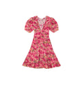 Cotton Party Mini Dress - Crush