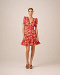 Cotton Party Mini Dress - Crush