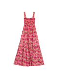 Cotton Party Strap Dress - Crush
