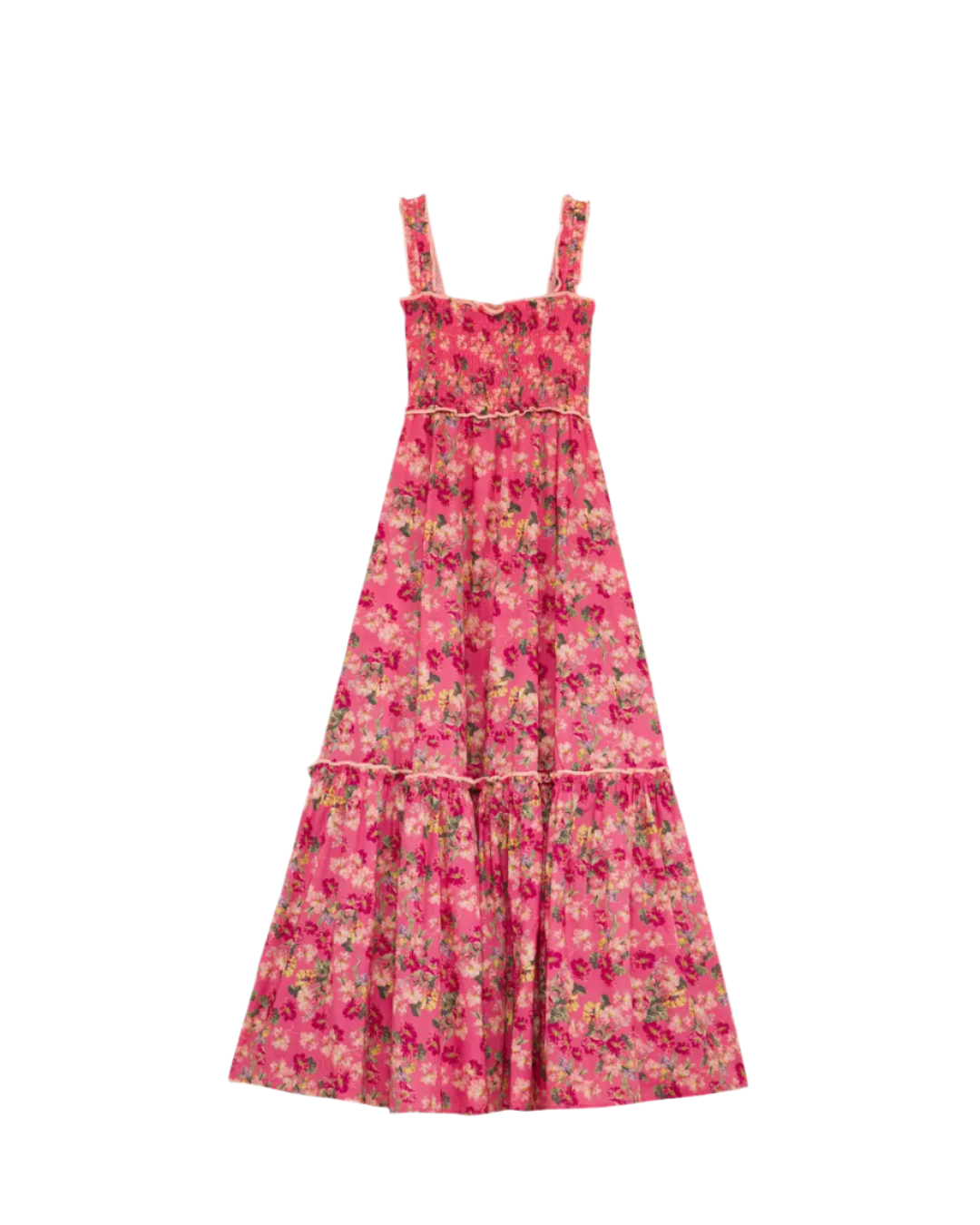 Cotton Party Strap Dress - Crush