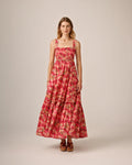 Cotton Party Strap Dress - Crush