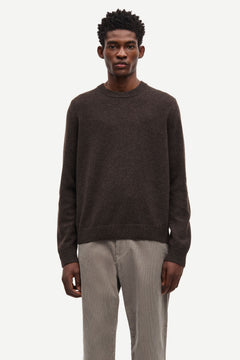 Isak Knit Sweater - Turkish Coffee