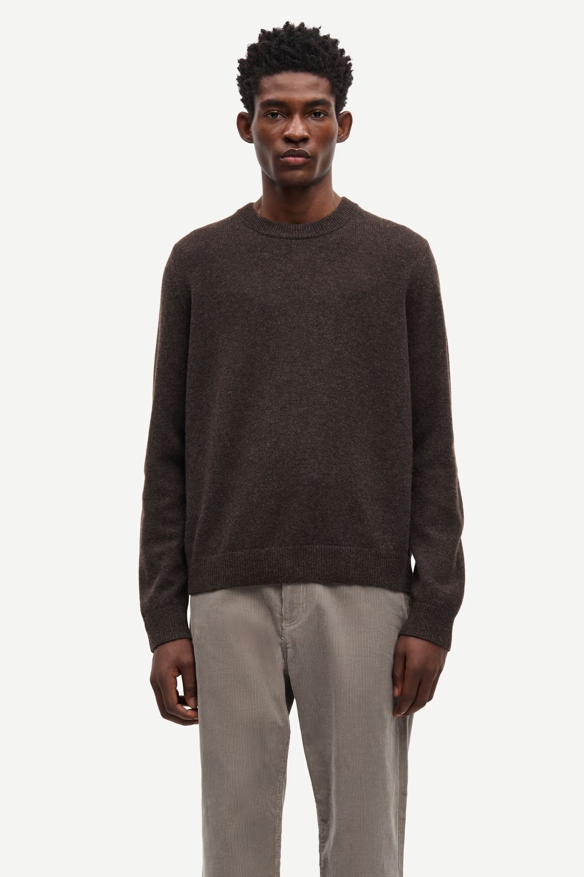 Isak Knit Sweater - Turkish Coffee