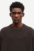 Isak Knit Sweater - Turkish Coffee