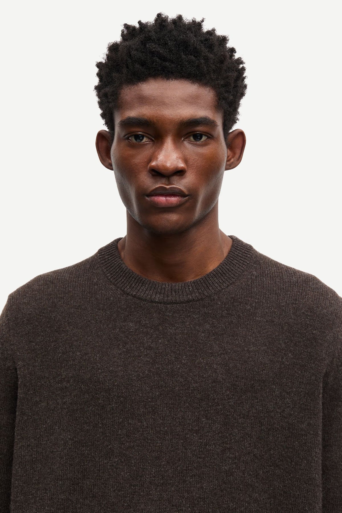 Isak Knit Sweater - Turkish Coffee