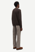 Isak Knit Sweater - Turkish Coffee