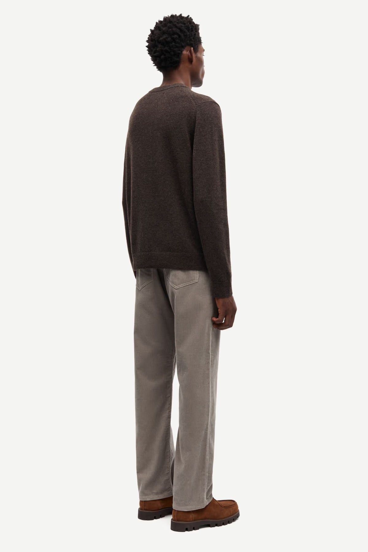 Isak Knit Sweater - Turkish Coffee