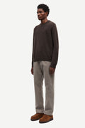 Isak Knit Sweater - Turkish Coffee