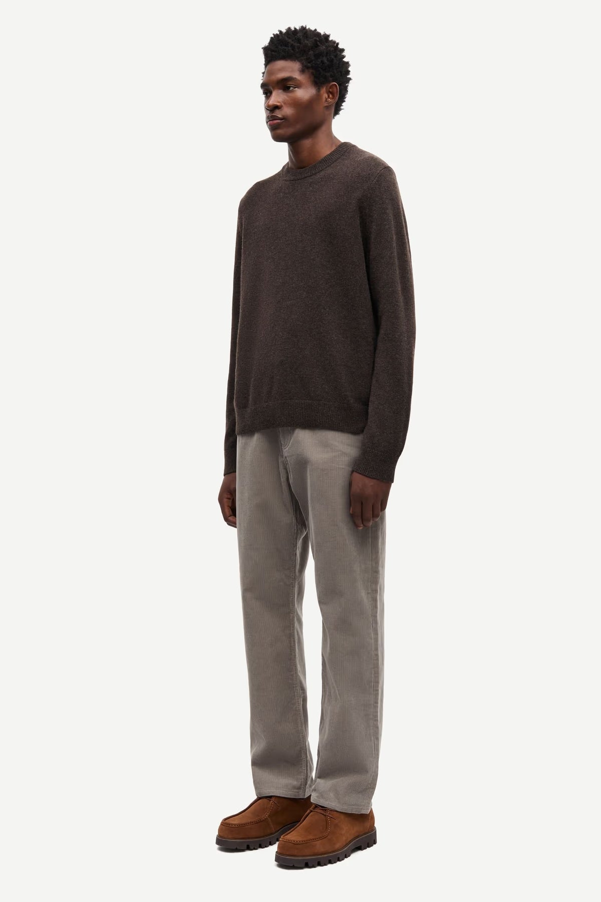 Isak Knit Sweater - Turkish Coffee
