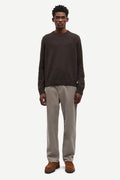 Isak Knit Sweater - Turkish Coffee