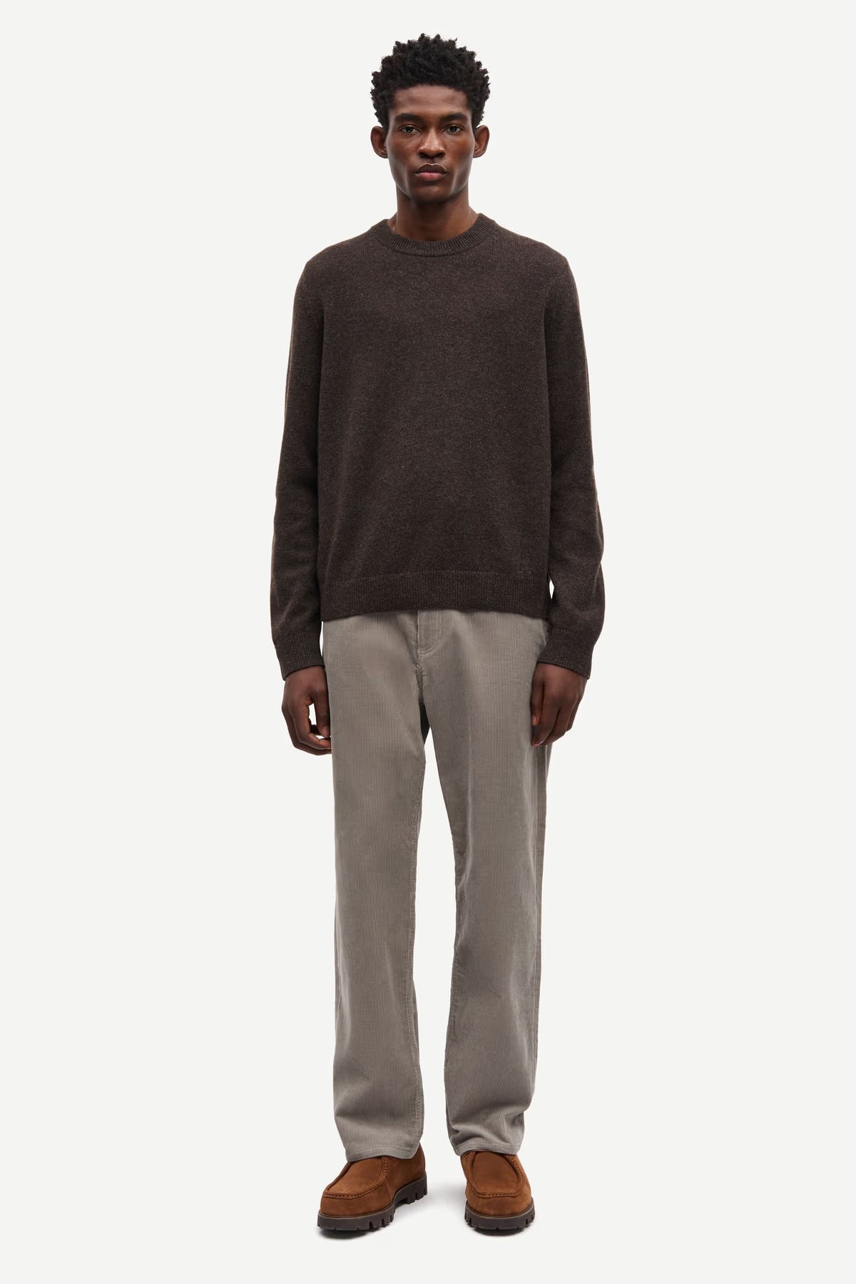 Isak Knit Sweater - Turkish Coffee