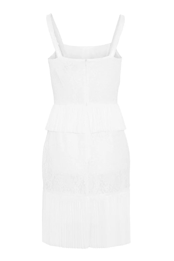 Juniper Mini Dress - White Lace