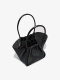 Large Ruched Tote - Black