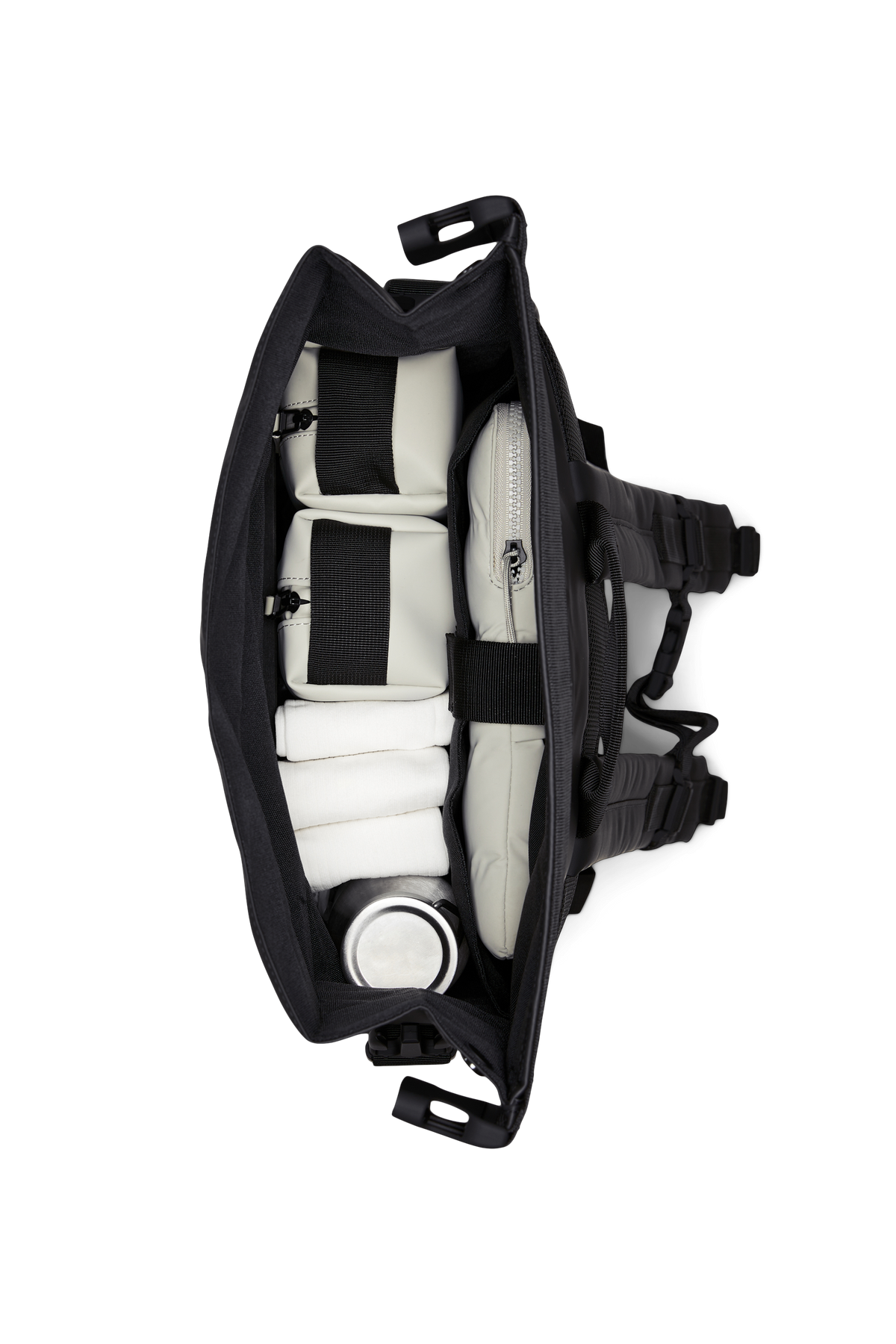 Trail Rolltop Backpack W3 - Svart