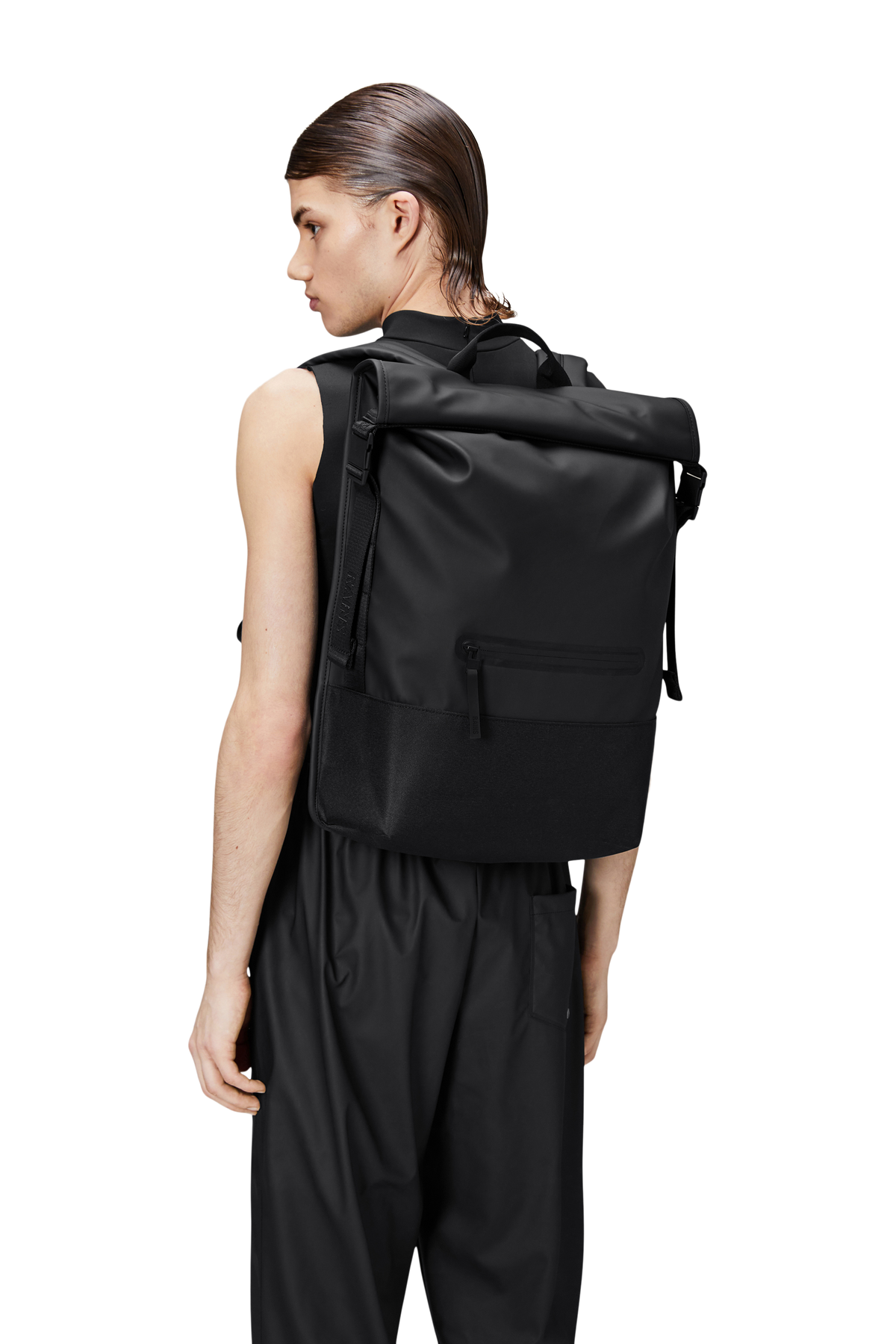 Trail Rolltop Backpack W3 - Svart