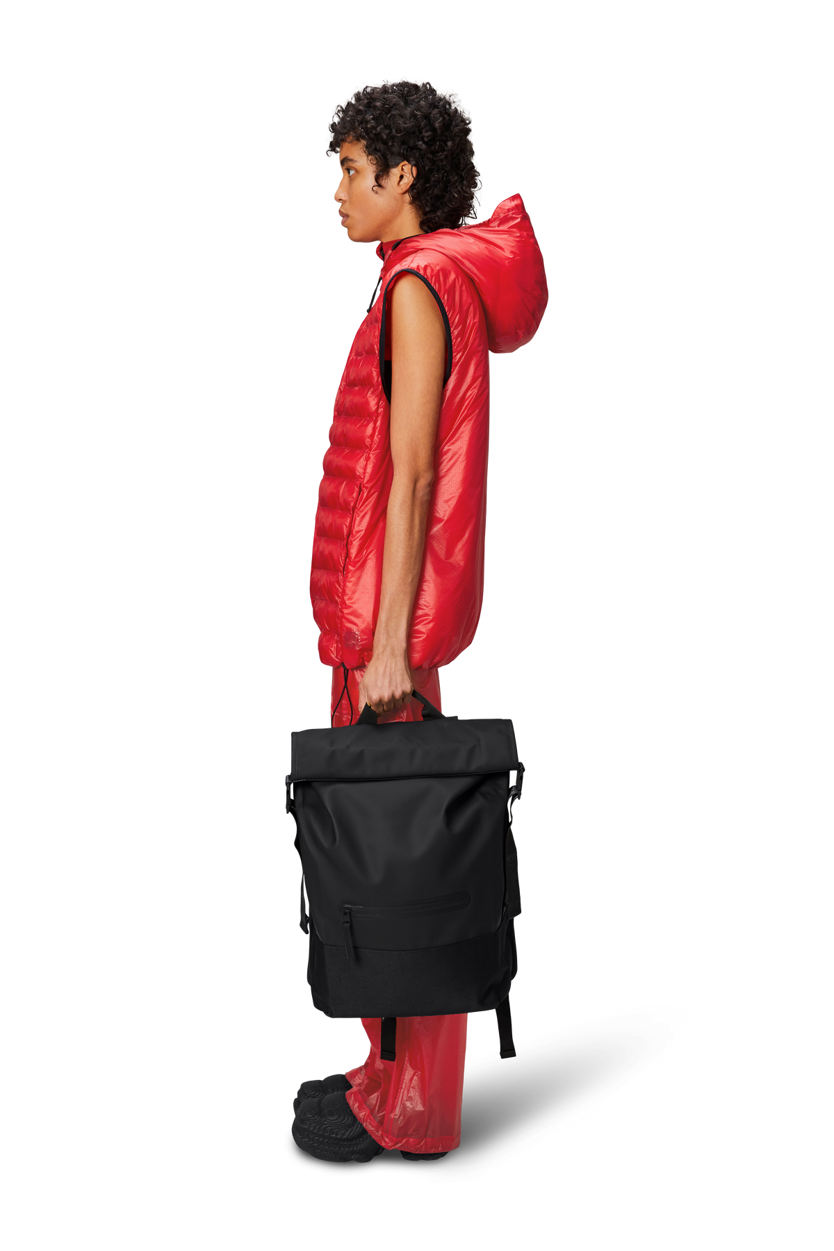 Trail Rolltop Backpack W3 - Svart