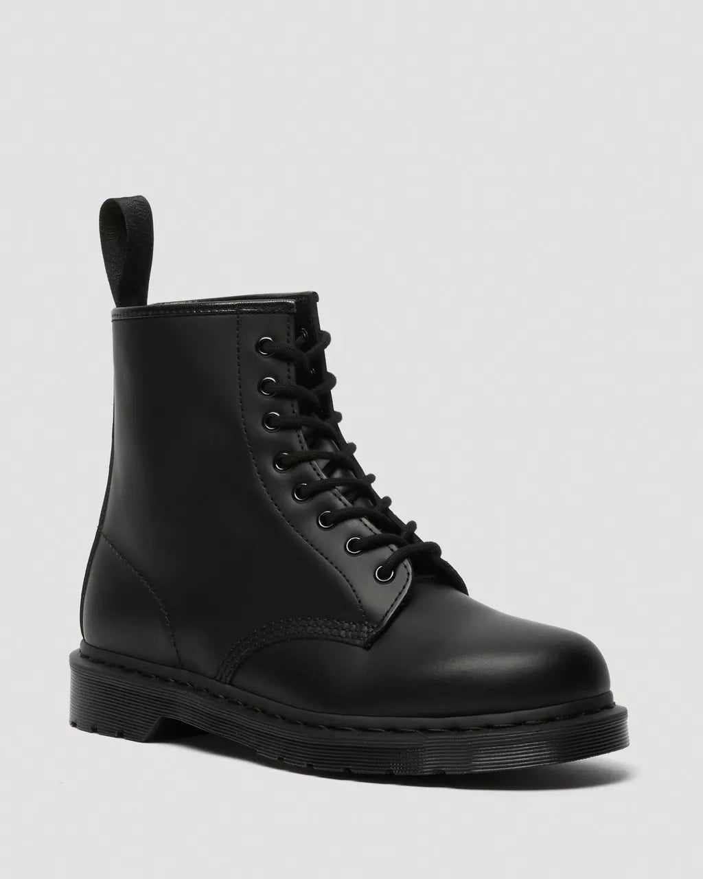 1460 Mono Milled Nubuck Leather Lace Up Boots - Svart