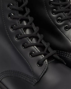 1460 Mono Milled Nubuck Leather Lace Up Boots - Black