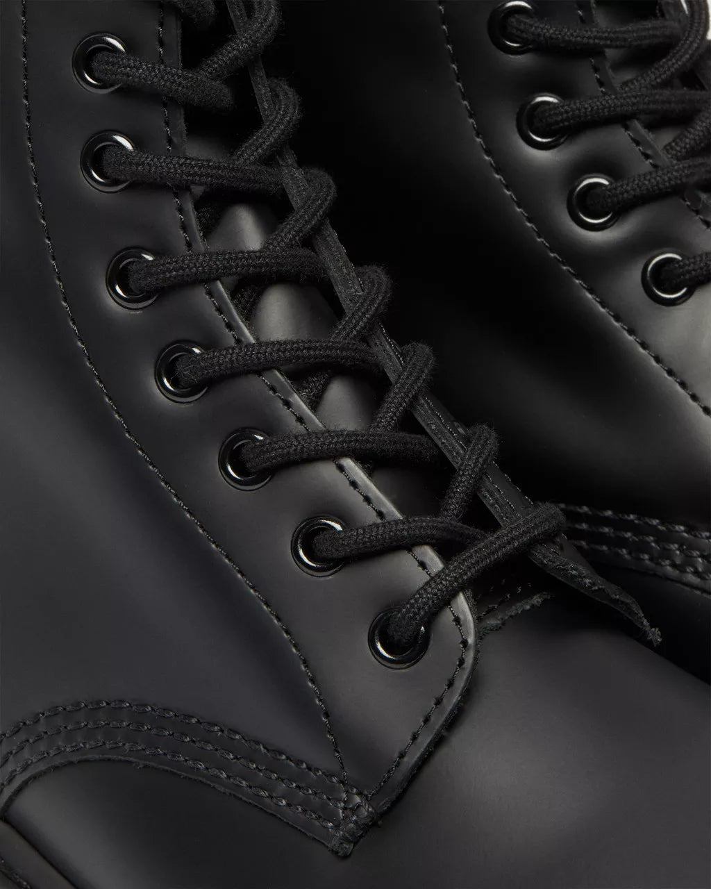 1460 Mono Milled Nubuck Leather Lace Up Boots - Svart
