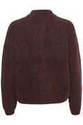 AlphaGZ Short Cardigan - Plum Melange