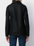 Peacoat Pressed Wool - Black