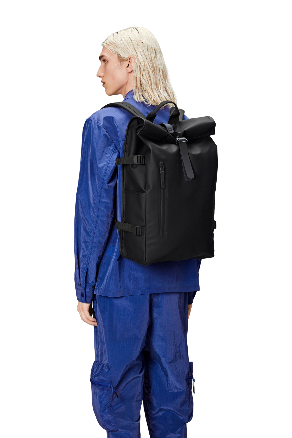 Rolltop Rucksack Large W3 - Svart
