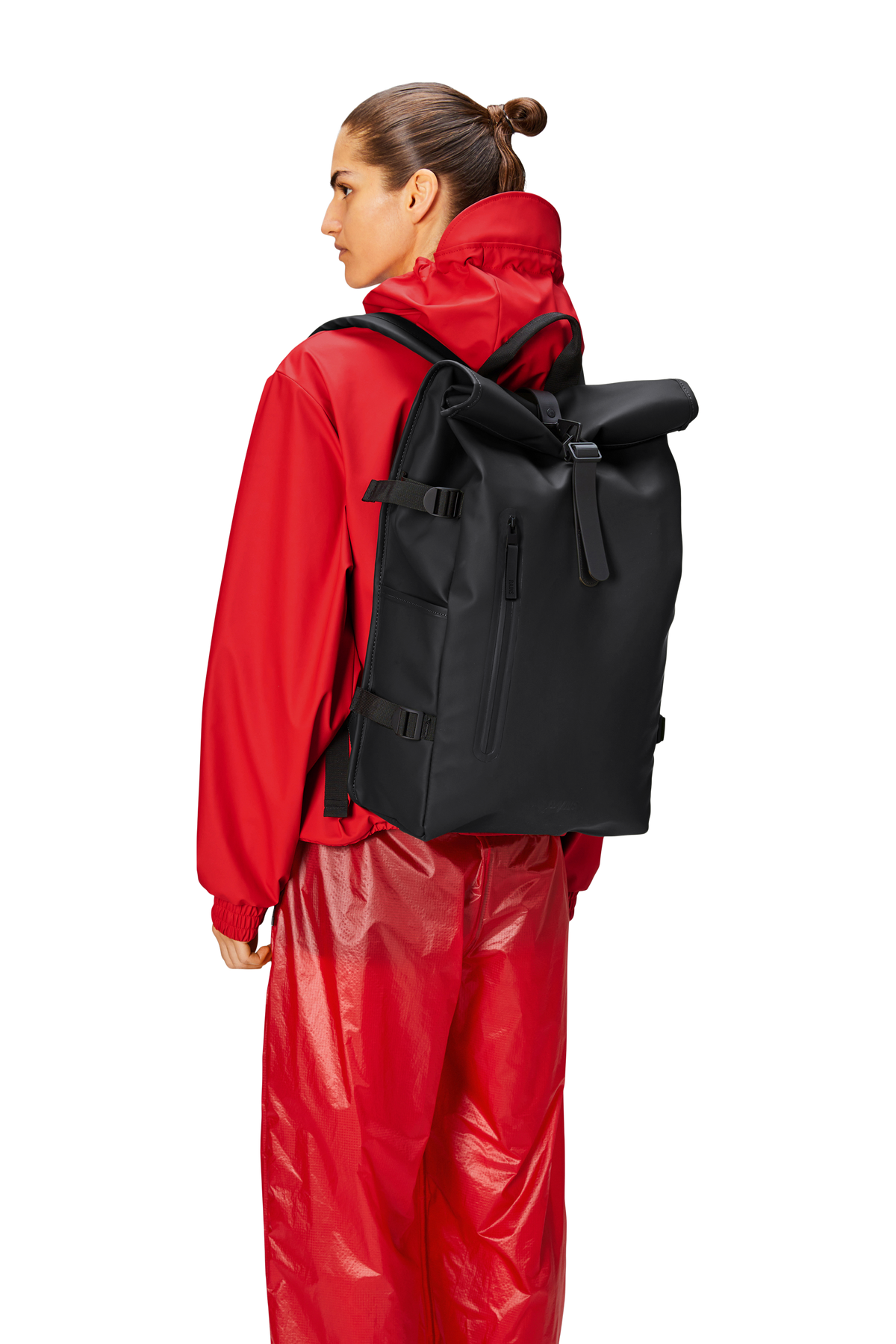 Rolltop Rucksack Large W3 - Svart