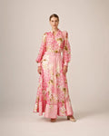 Organza maxikjol - Cherry Blossom
