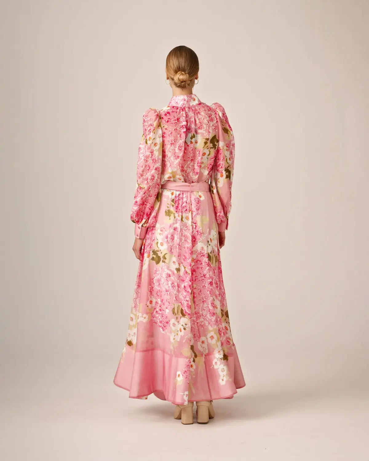 Organza maxikjol - Cherry Blossom