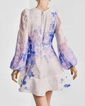 Organza Mini Dress - Skylight