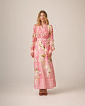Organza Belt Dress - Cherry Blossom