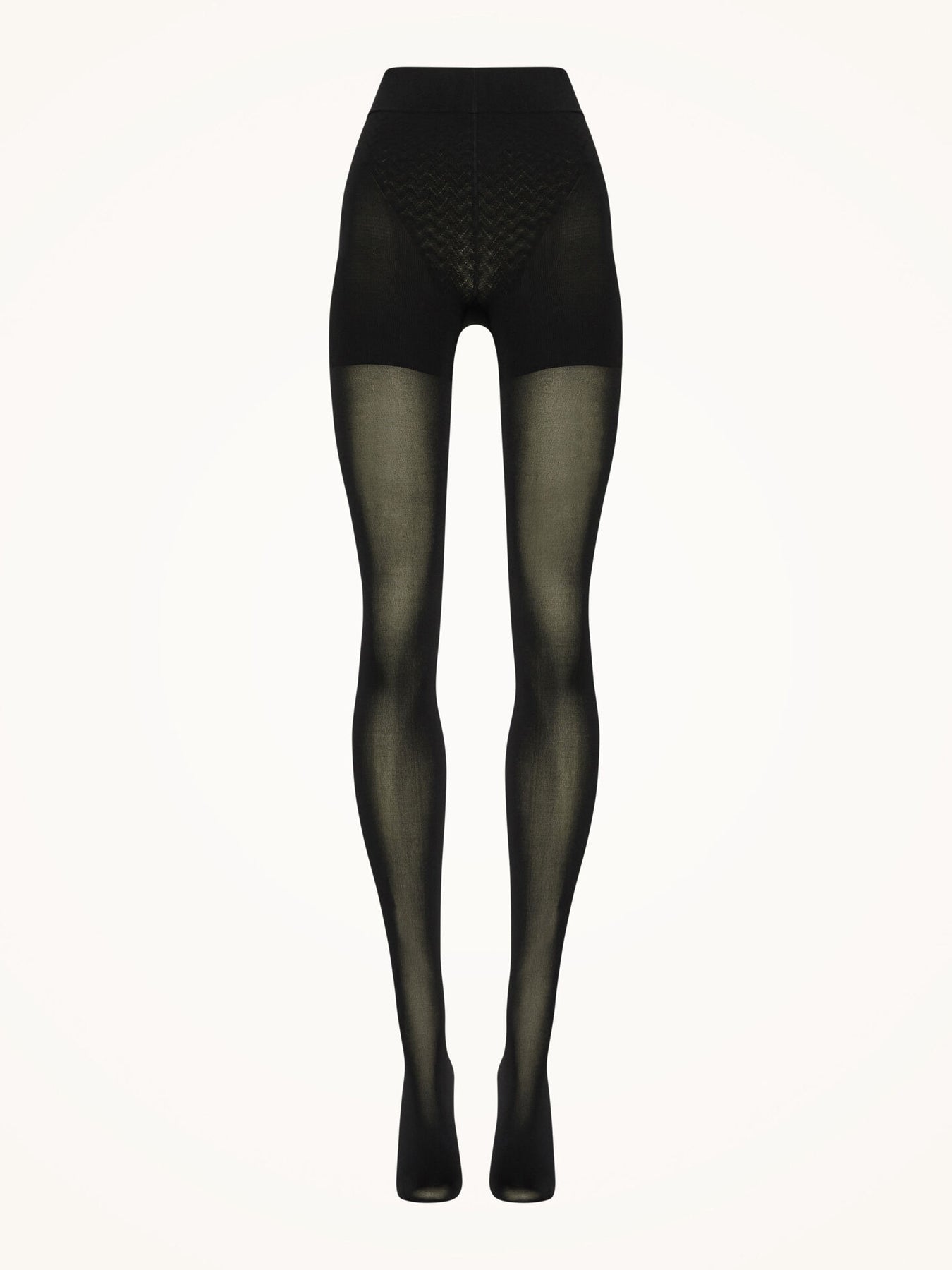 Tummy 66 Control Top Tights - Svart