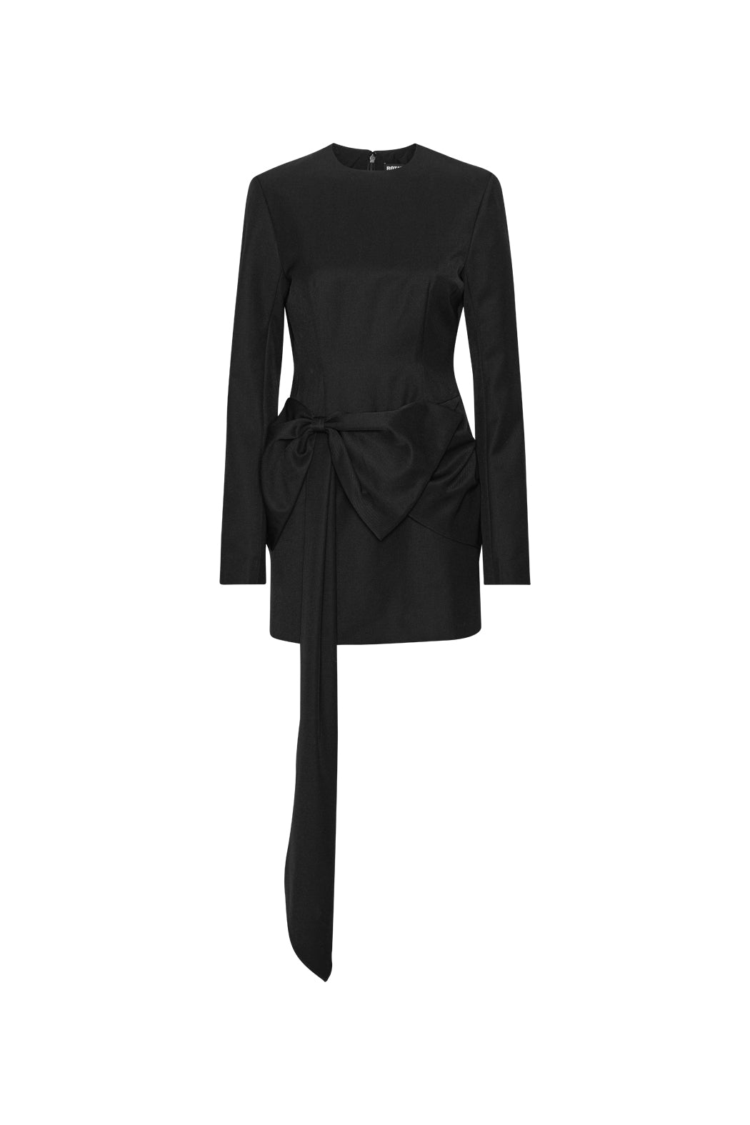 Mini Dress W/ Ls - Svart
