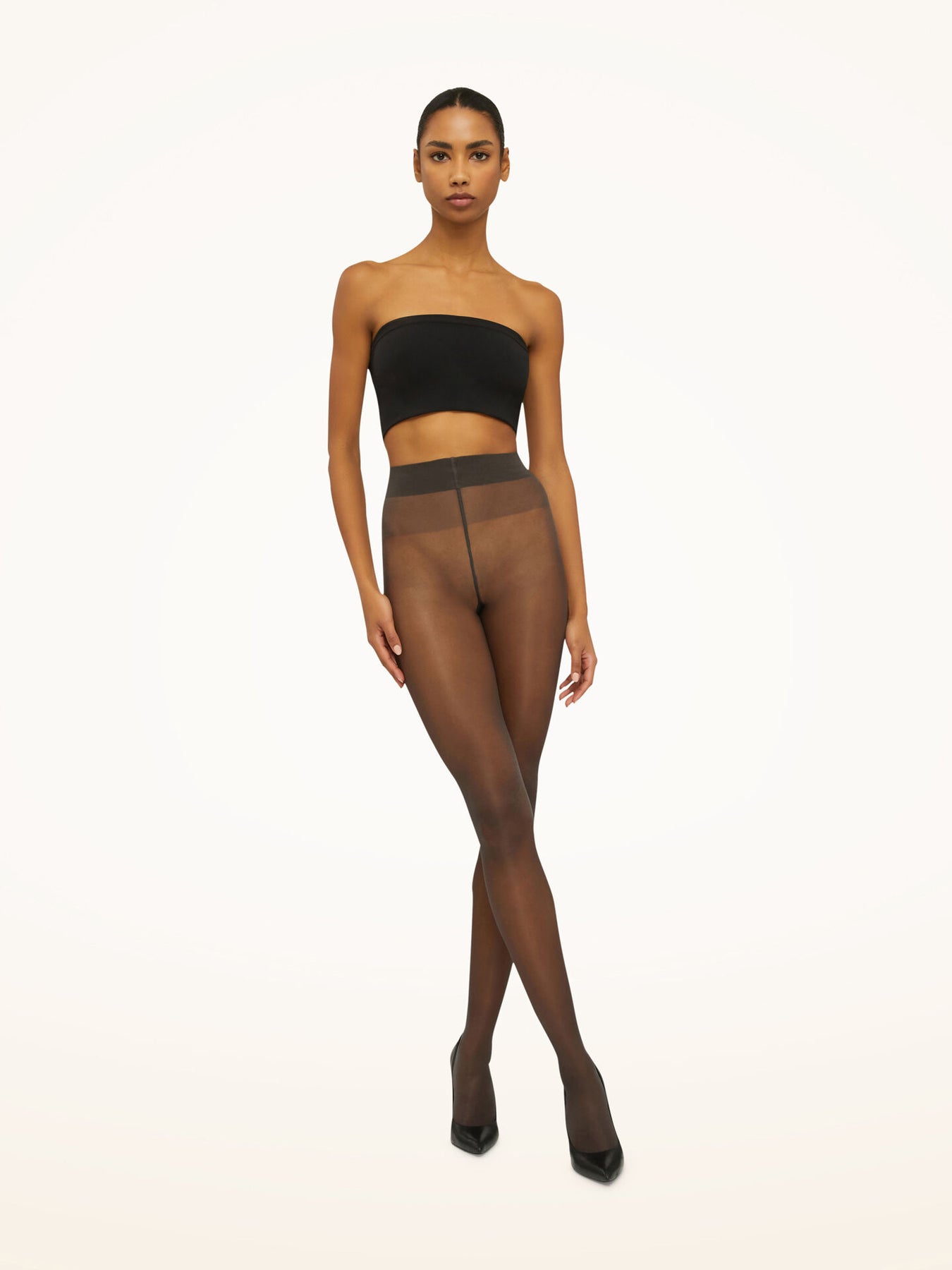 Satin Touch 20 Tights - Nearly Black
