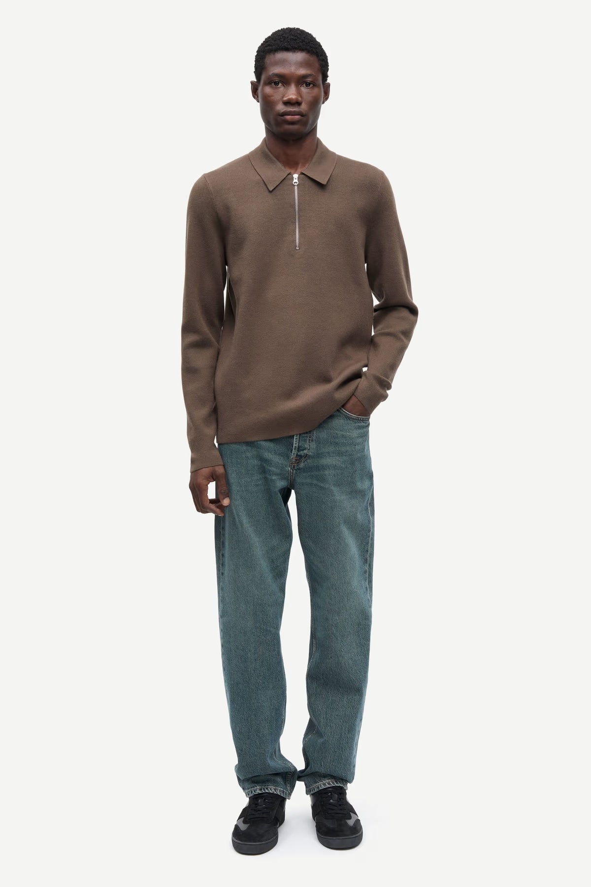 Guna Half Zip - Canteen