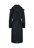 Regndråpe Trench Coat - Svart