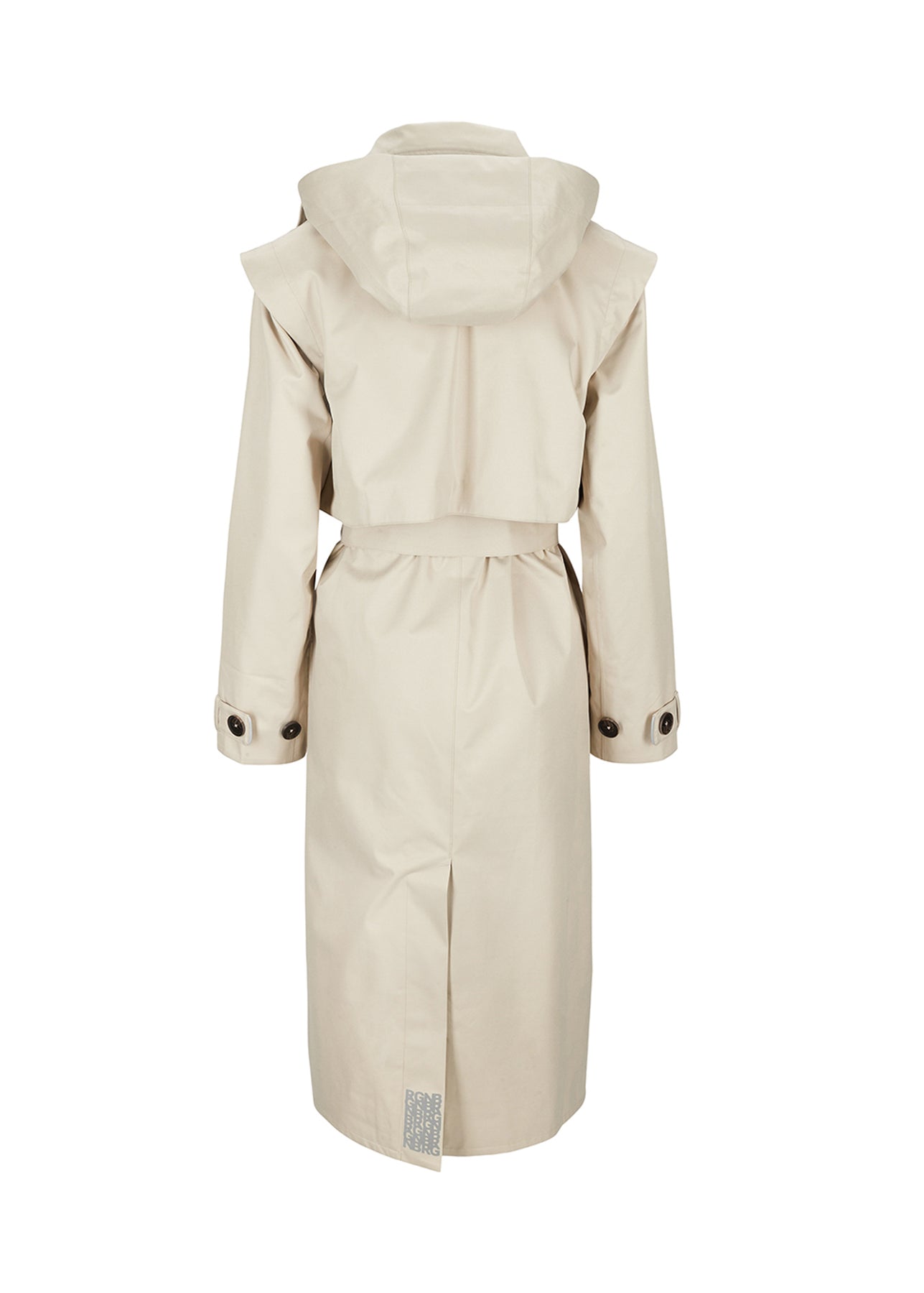 Regndråpe Trench Coat - Sand