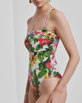 Bandeau Swimsuit - Daylight Bloom