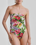 Bandeau Swimsuit - Daylight Bloom