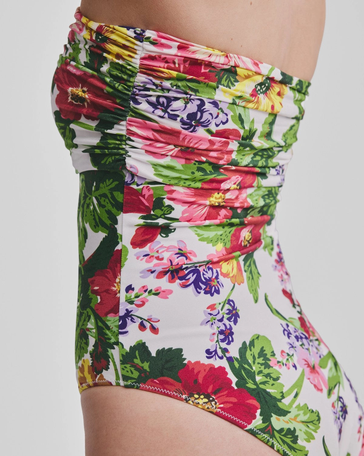 Bandeau Swimsuit - Daylight Bloom