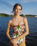 Bandeau Swimsuit - Daylight Bloom
