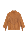 Estee Fringe Jacka - Desert Tan