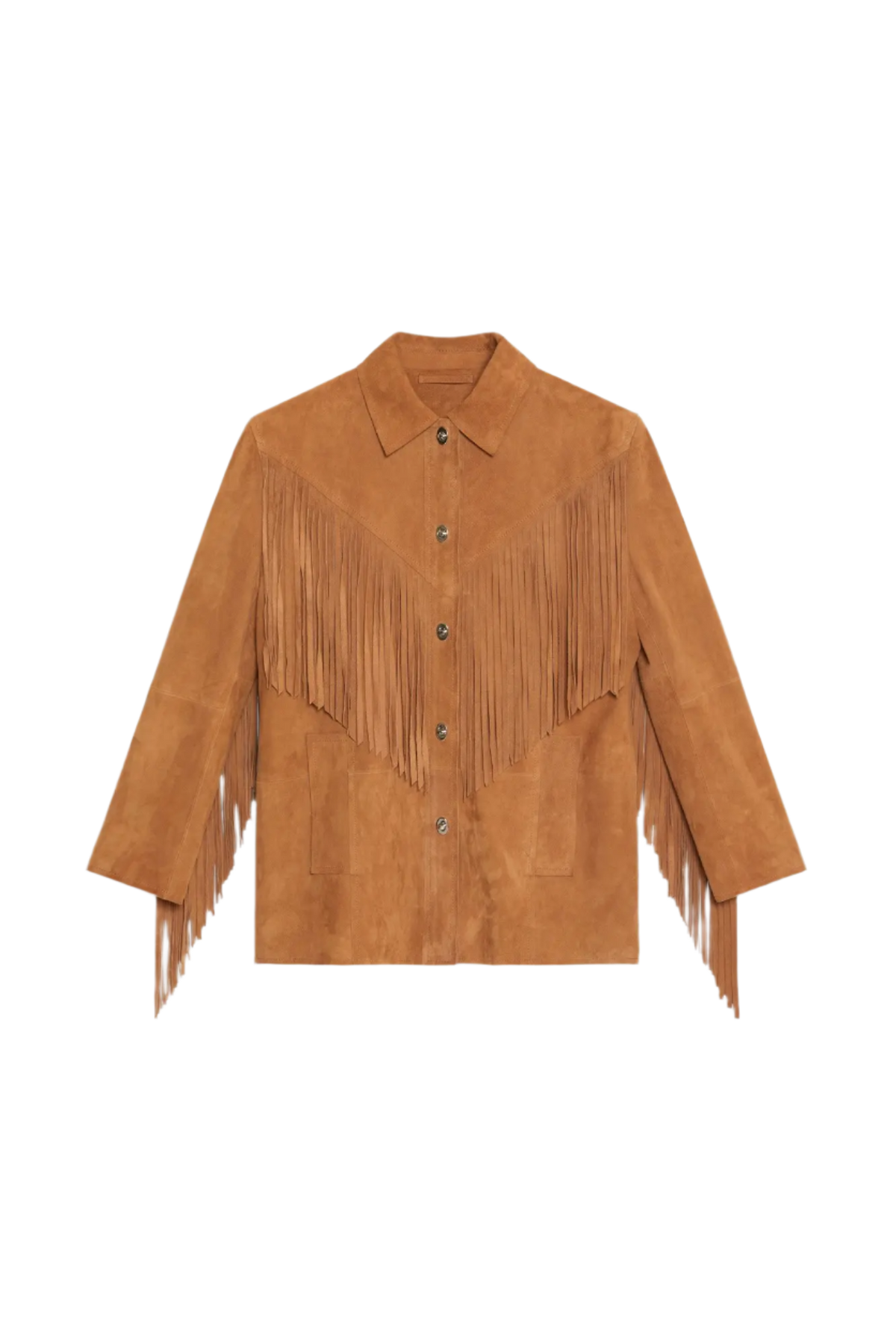 Estee Fringe Jacka - Desert Tan