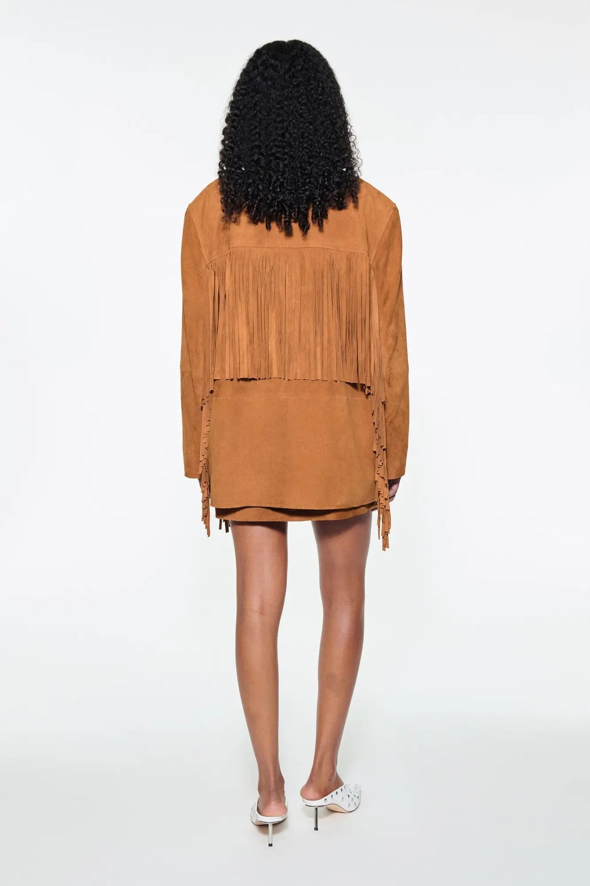 Estee Fringe Jacka - Desert Tan