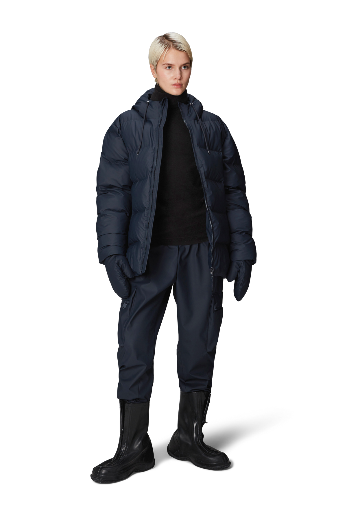Alta Puffer Jacket W3T3 - Navy