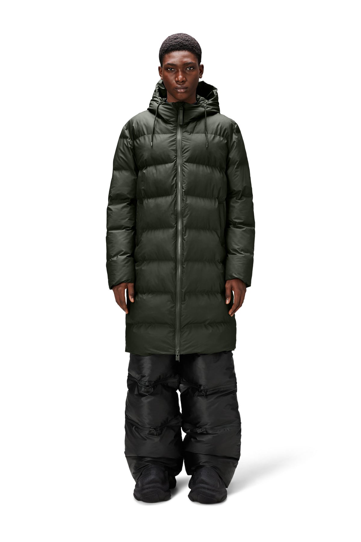 Alta Longer Puffer Jacket - Grön