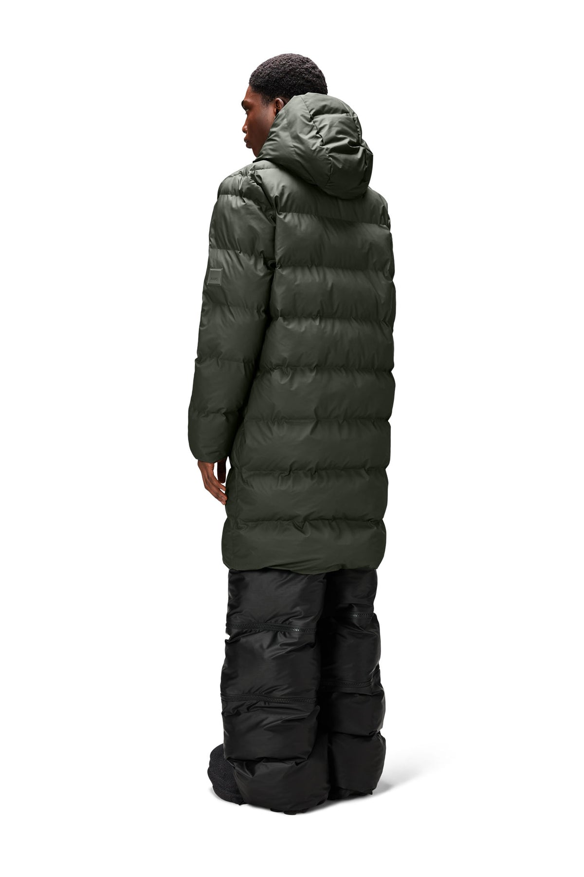 Alta Longer Puffer Jacket - Grön